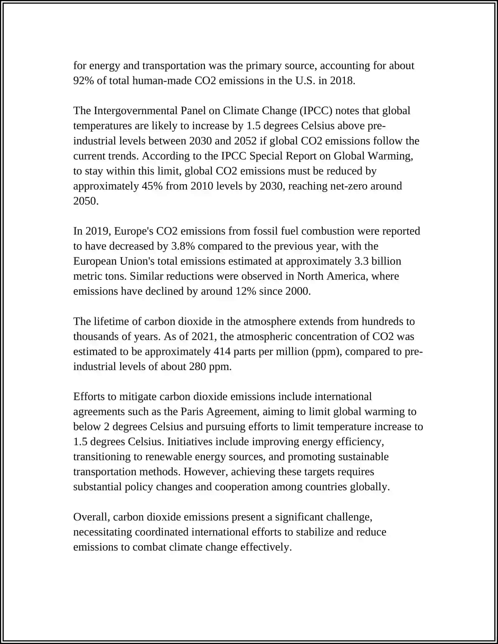 GLOBAL WARMING AND THE GREENHOUSE EFFECT 4