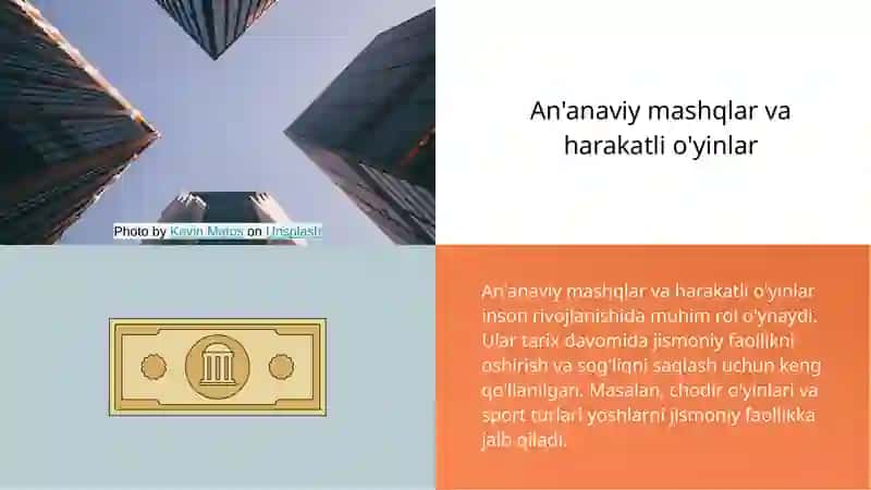 An'anaviy mashqlar va harakatli o'yinlar 4