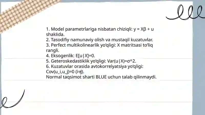 Eng kichik kvadratlar usuli 4