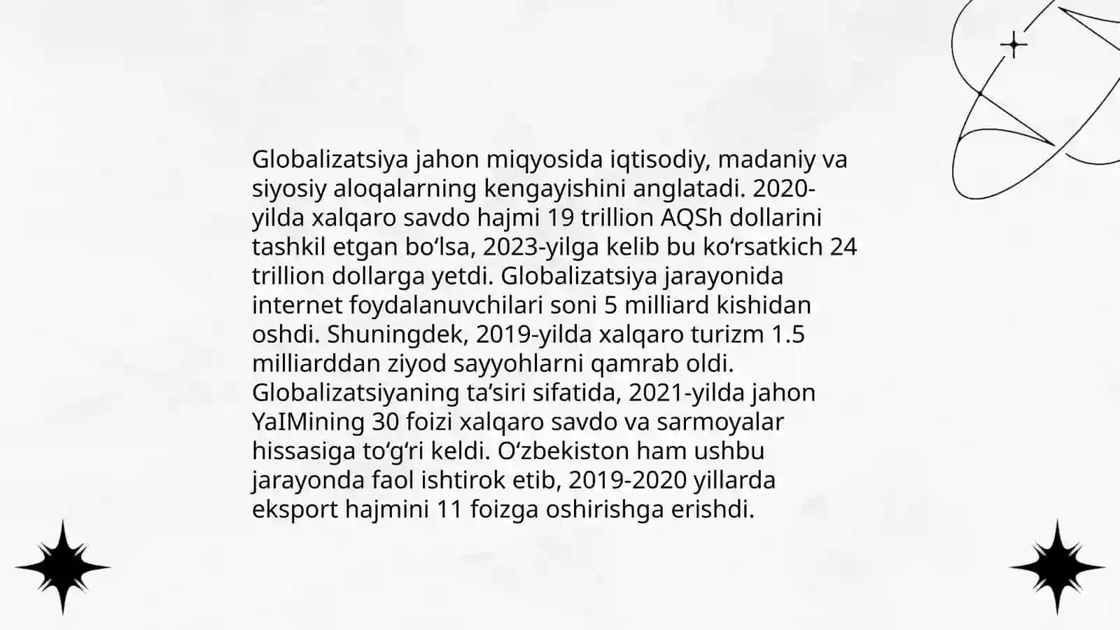 Jahon xoʻjaligi toʻgʻrisidagi iqtisodiy gʻoyalar 4