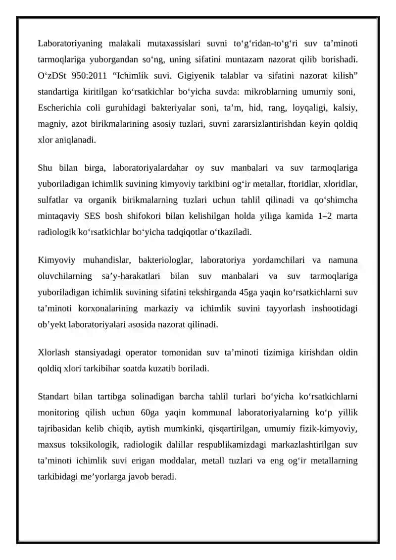 ICHIMLIK SUVINI SIFATINI YAXSHILASHDAGI ASOSIY USULLAR 4