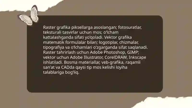 Kompyuter grafikasining imkoniyatlari 4
