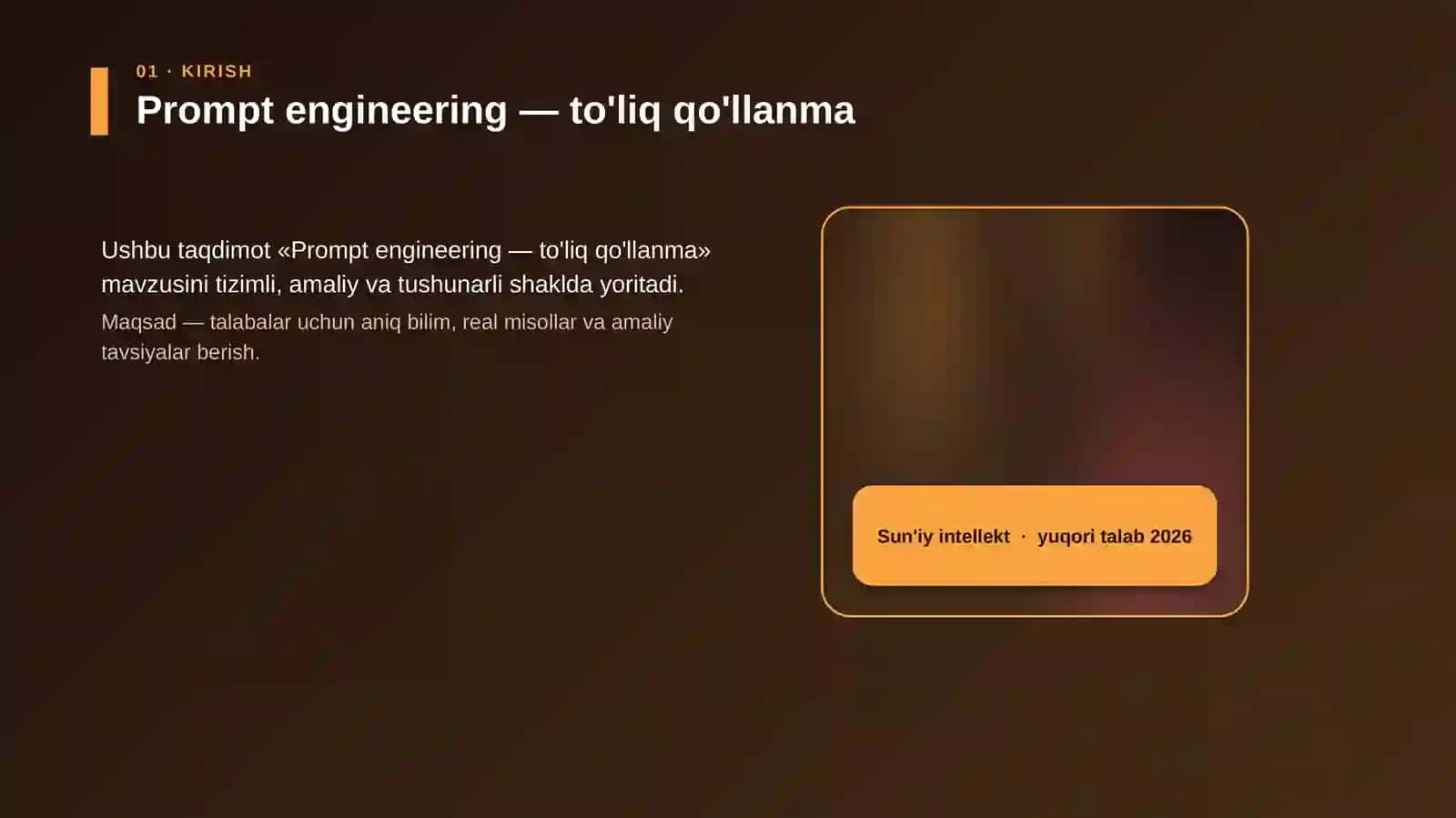 Prompt engineering — to'liq qo'llanma 4