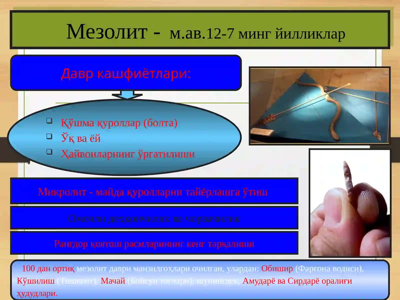 Mezolit davri lokal madaniyatlari 4