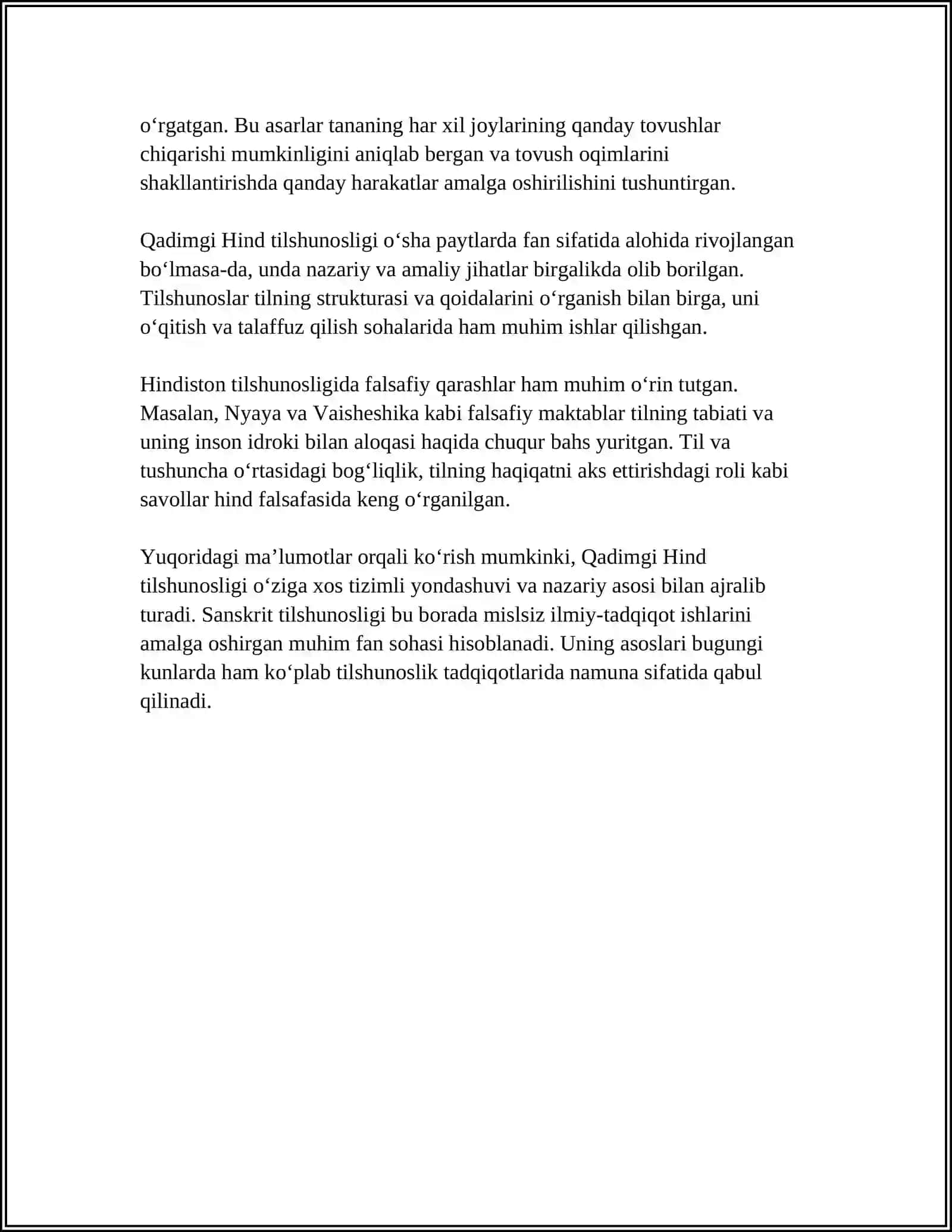 Qadimgi Hind tilshunosligi asoslari 4