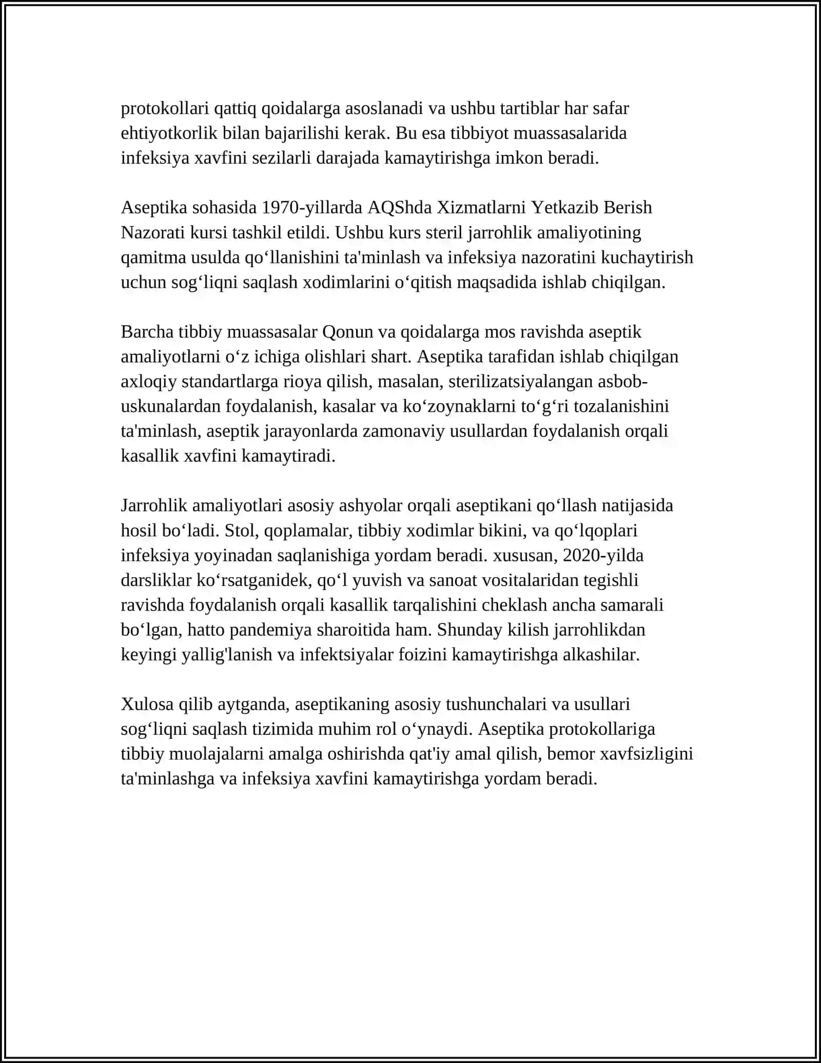 STOMATALOGIYADA ASEPTIKA VA ANTISEPTIKA 4