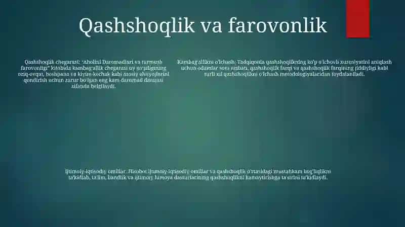 Aholi Daromadlari Va Turmush Farovonligi 4