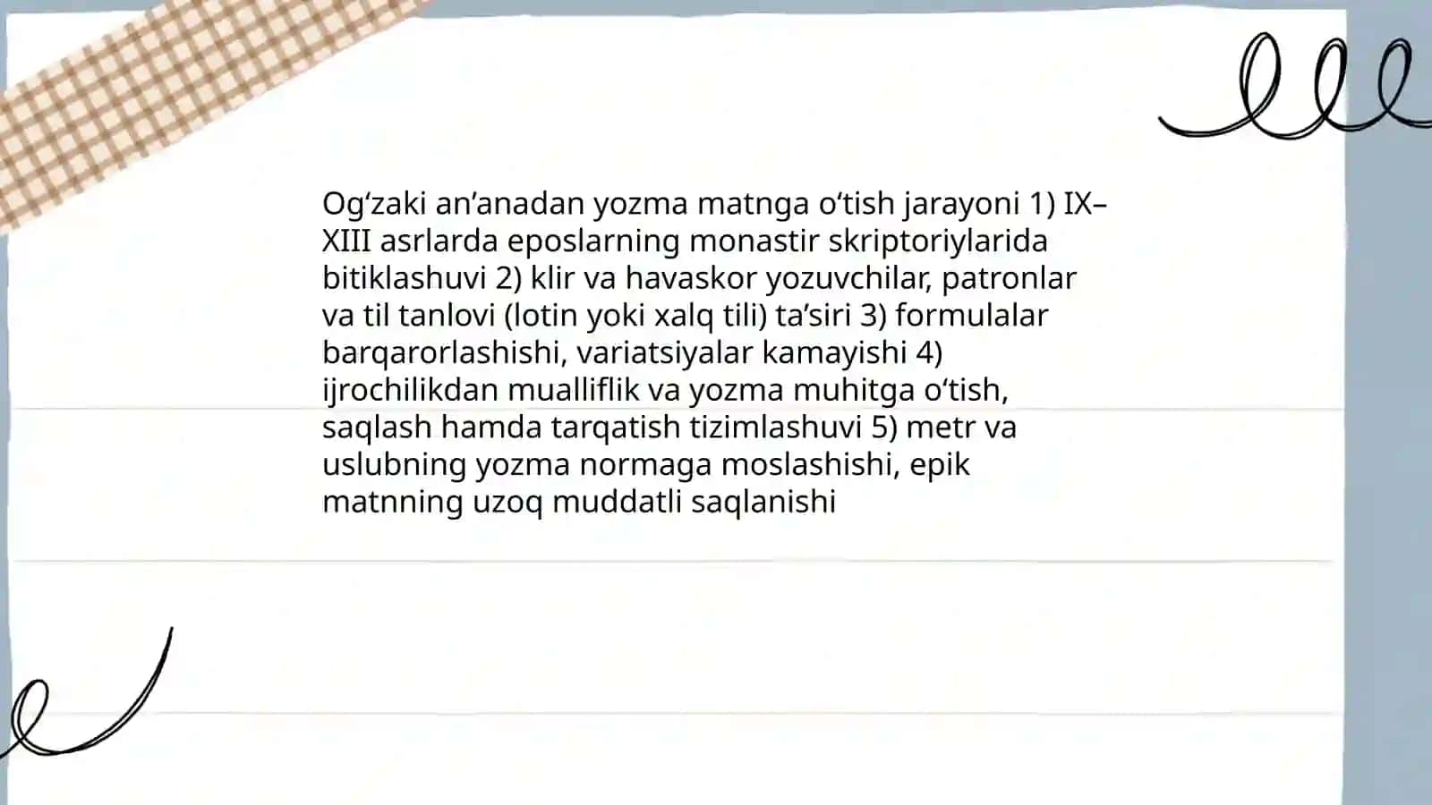 Orta asrlarda yevropa xalqlari eposi 4