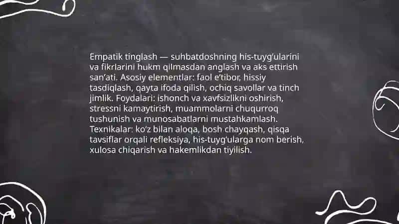 Muloqotda tinglash va sukut madaniyati 4