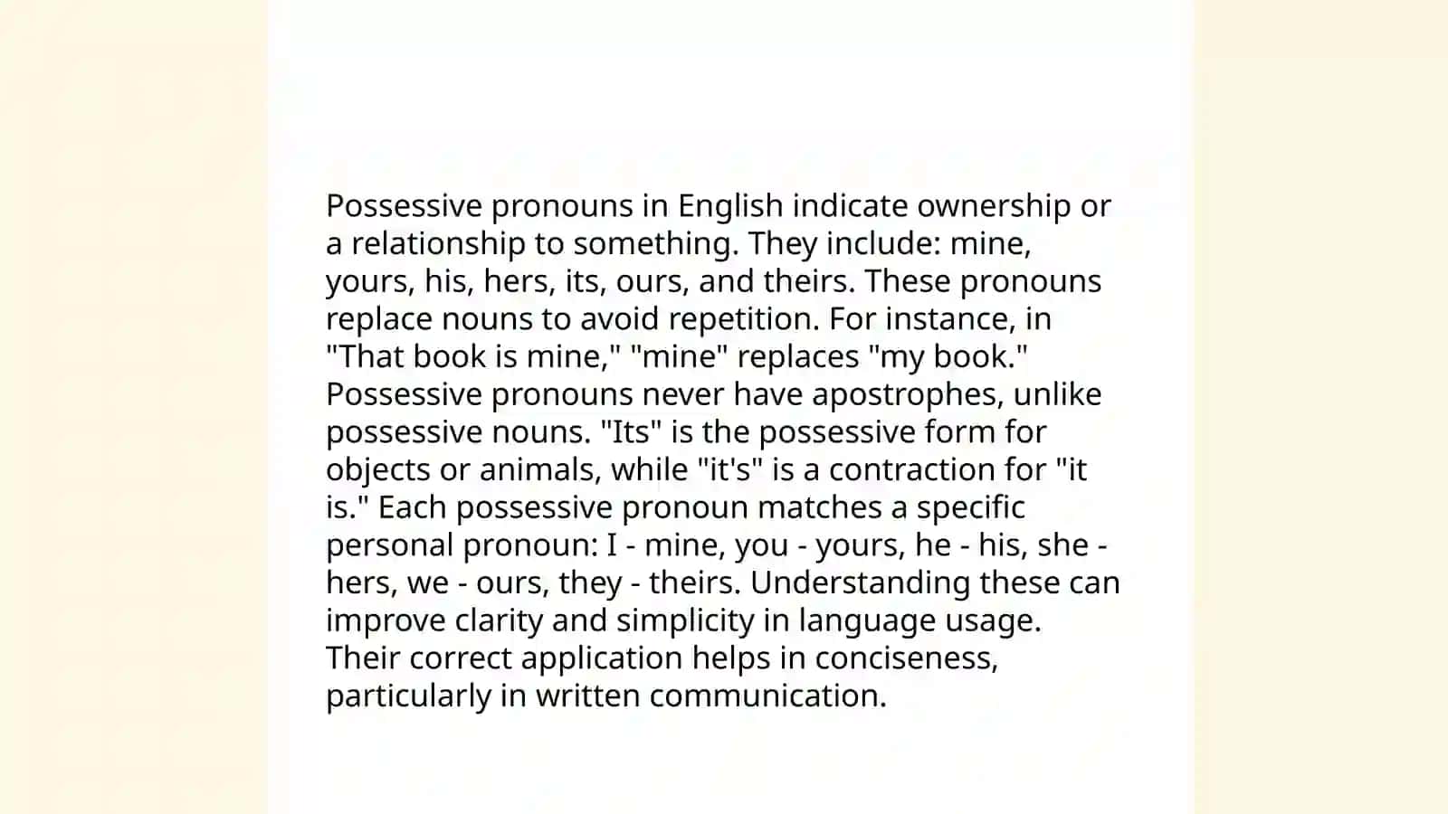 Pronouns in English 4