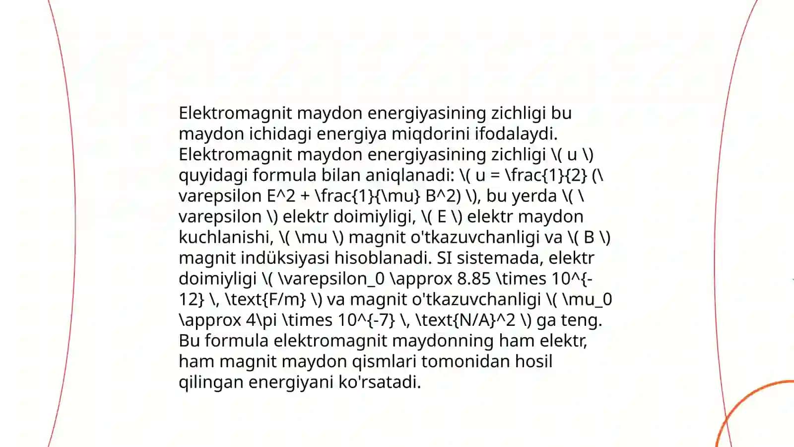 Elektromagnit maydon energiyasi 4