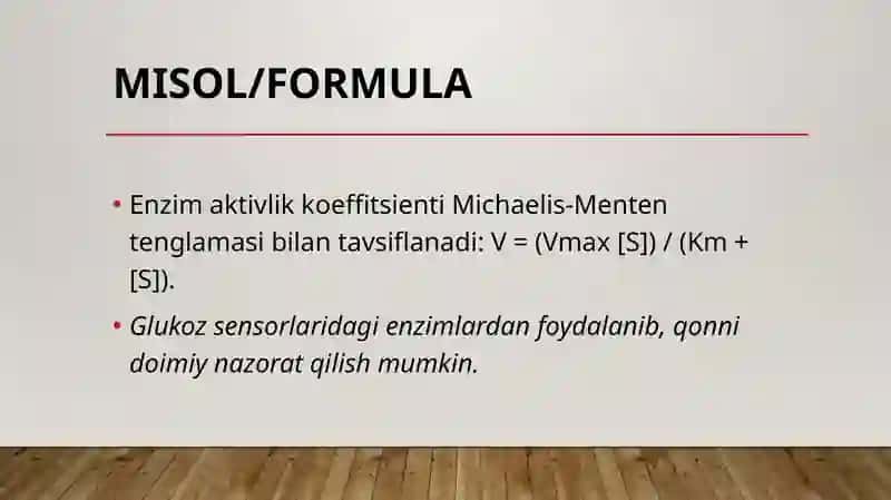 Sensor tizimlar faoliyatining biokimyoviy asoslari 4