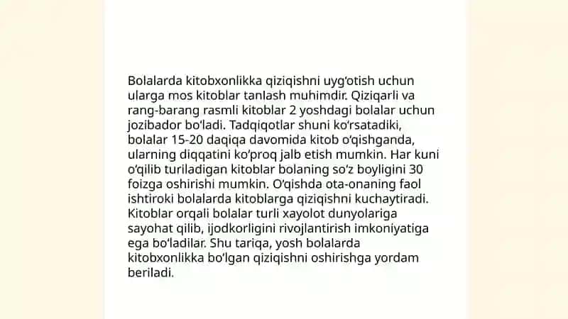 Kitobxonlik faoliyatini shakllantirish 4