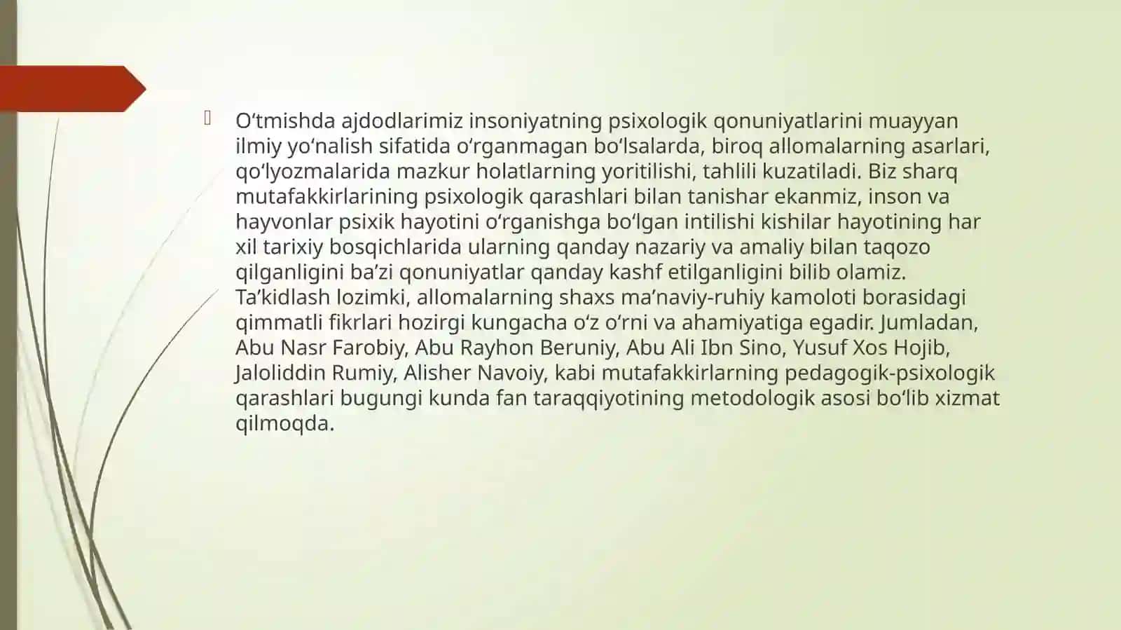 Sharq mutafakkirlarining psixologik qarashlari 4