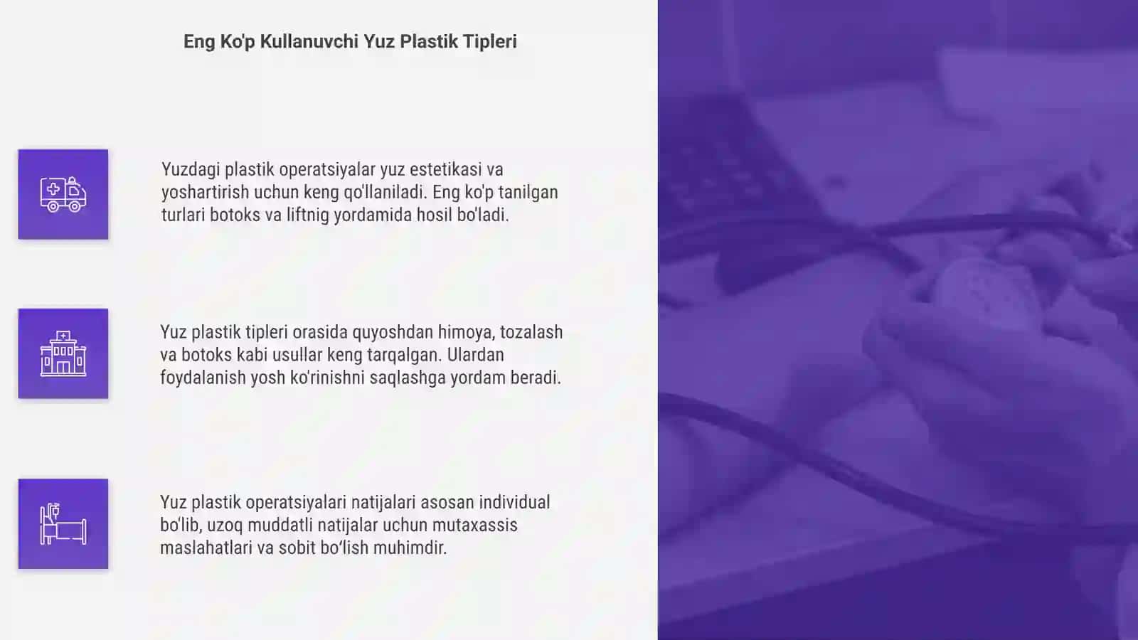 Yuzdagi plastik aperatsiyalar haqida tushuncha 4