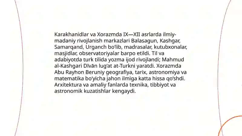 Buxoro va Samarqandning madaniy uygʻonishi 4