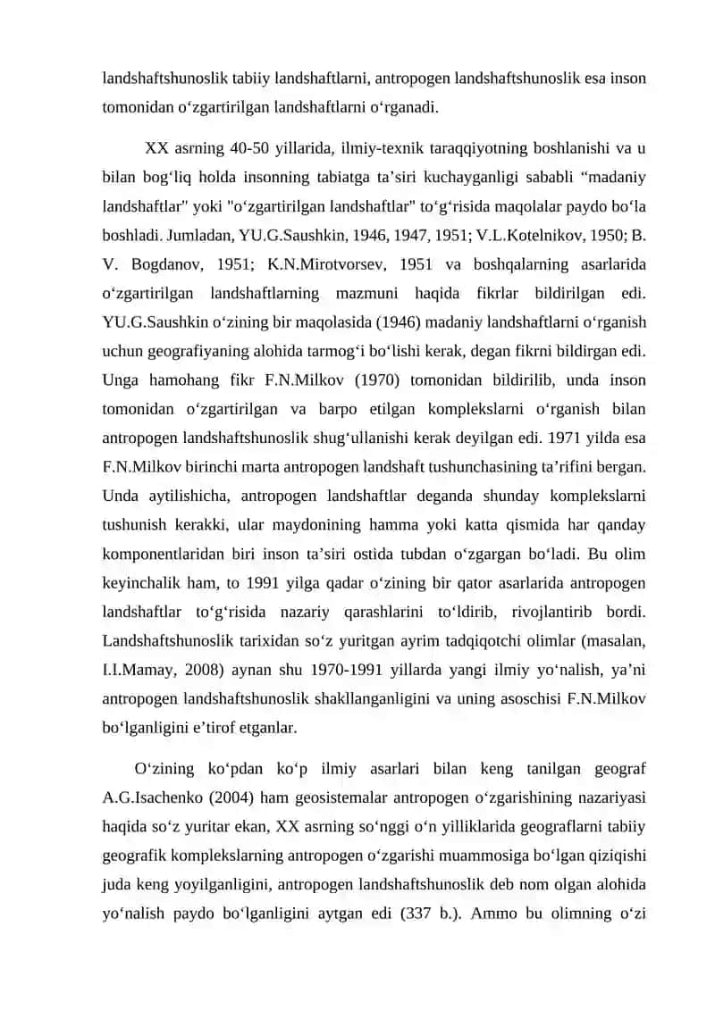 LANDSHAFT REJALASHTIRISH TIZIMIDA EKOLOGIK SINCH 4