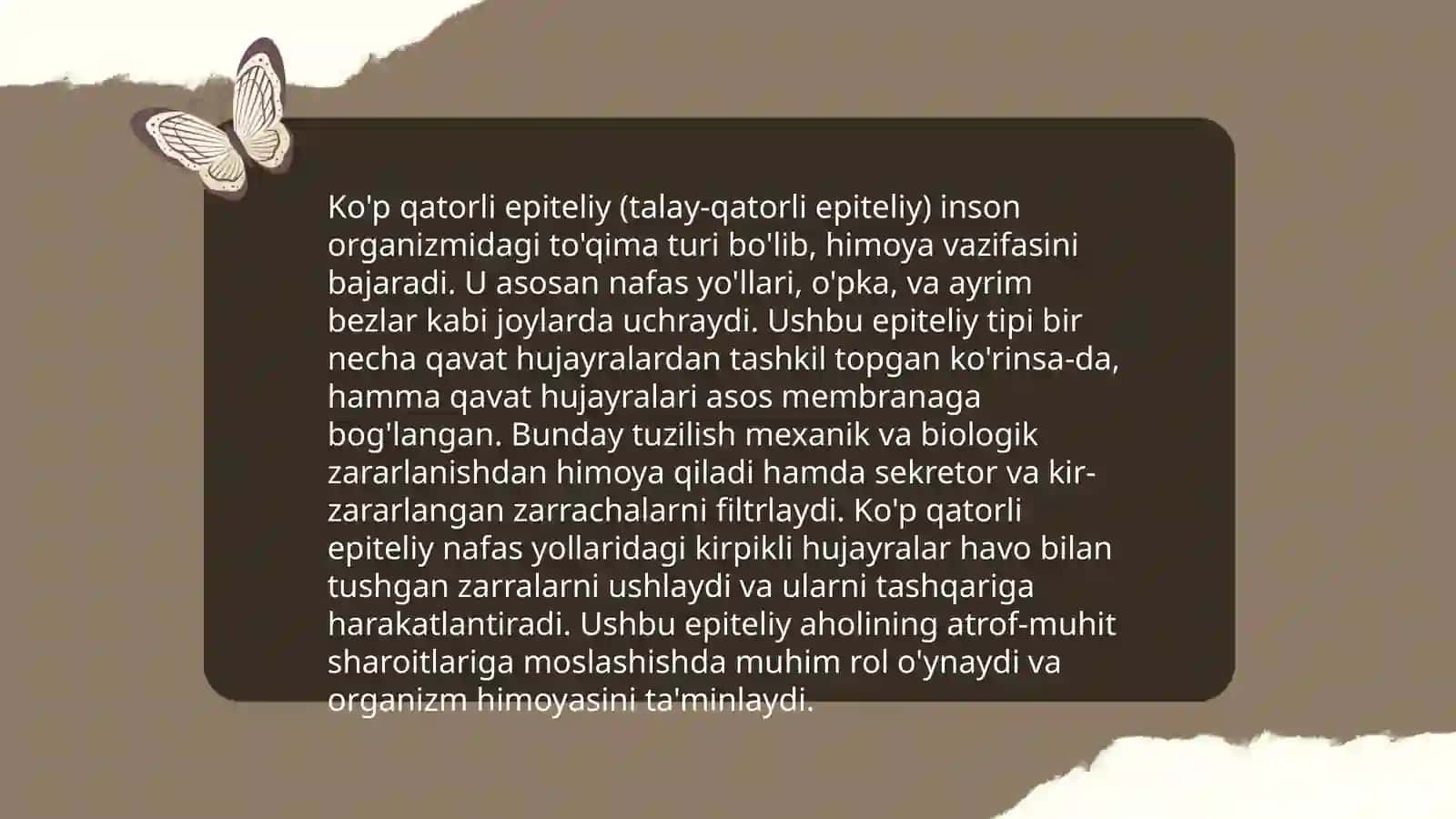 Bir qatorli kõp qatorli silindrsimon kiprikli epiteliy Berman metodi 4