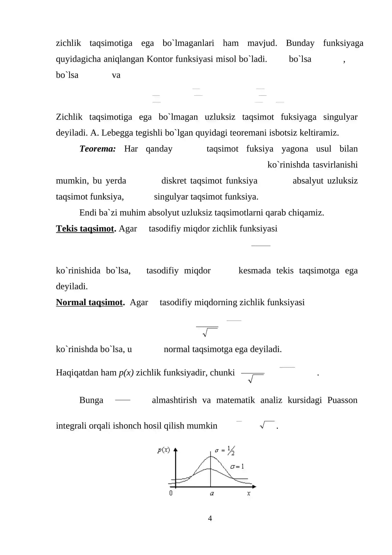 Diskret tasodifiy miqdorlar 4