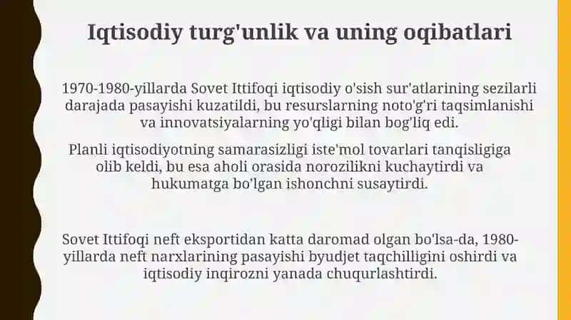 Sovet davlati inqirozi va jahon tarixida yangi davrning boshlanishi 4