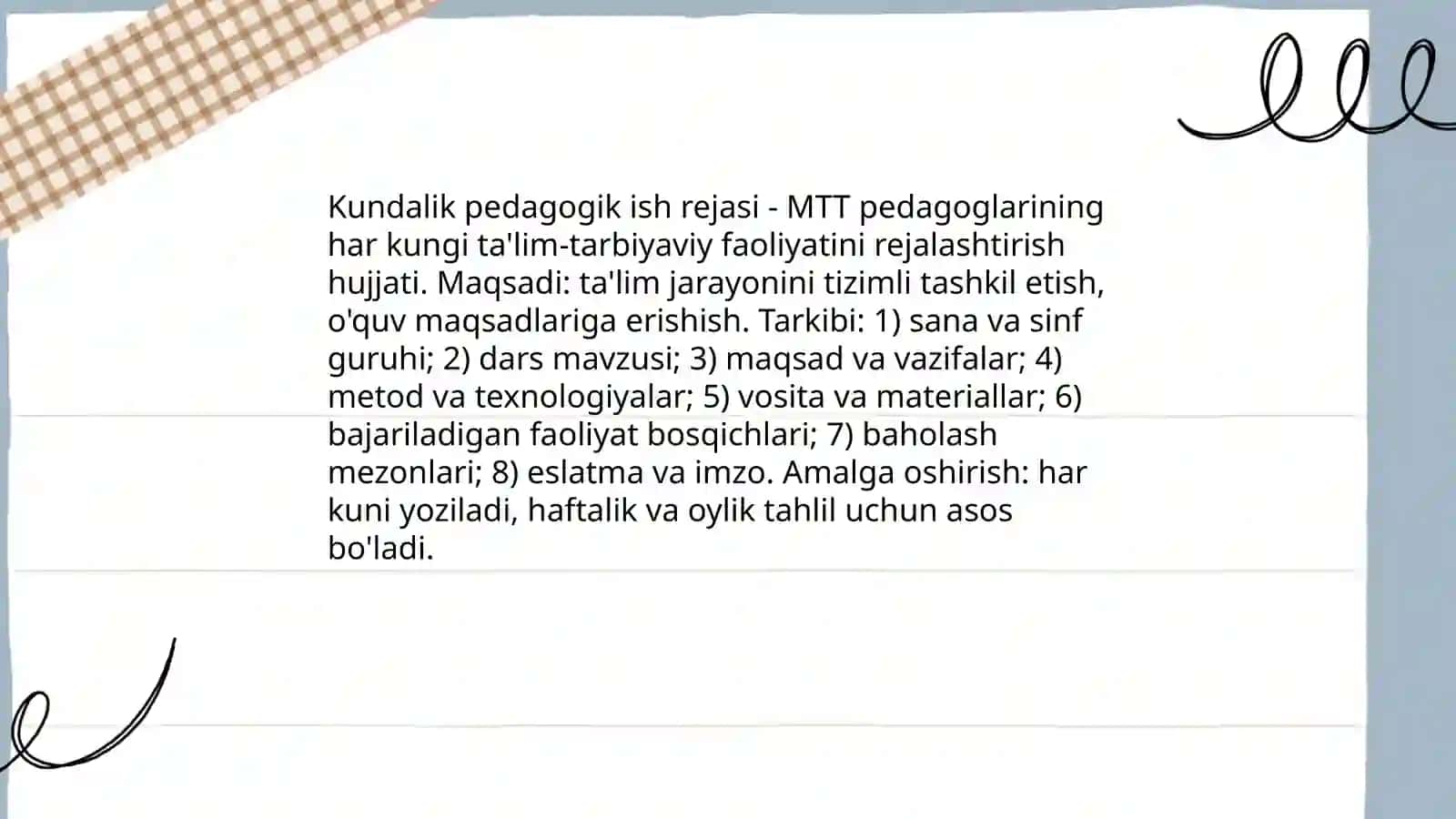 Mtt pedagoglarining ish hujjatlari 4