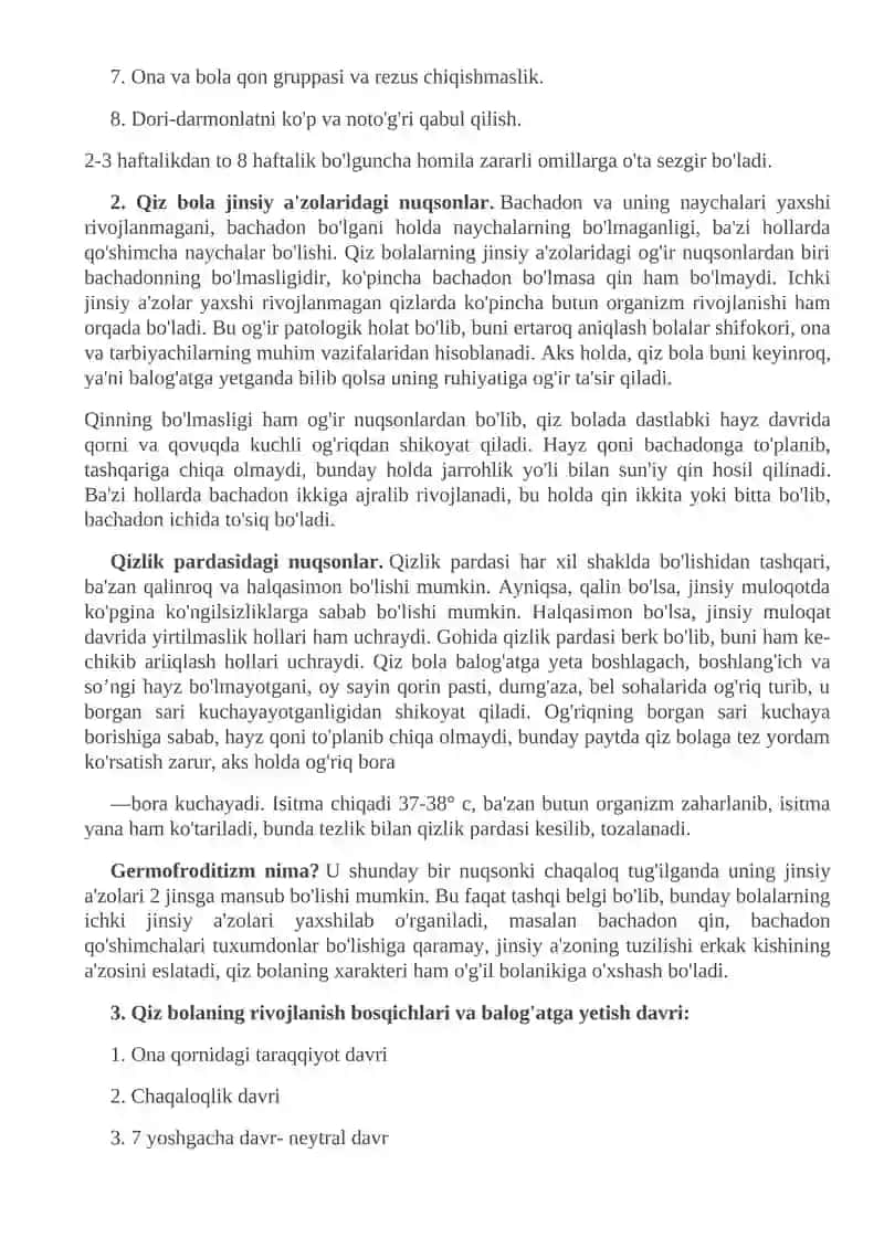 Ayollar ichki jinsiy a'zolari anatomiyasi 4