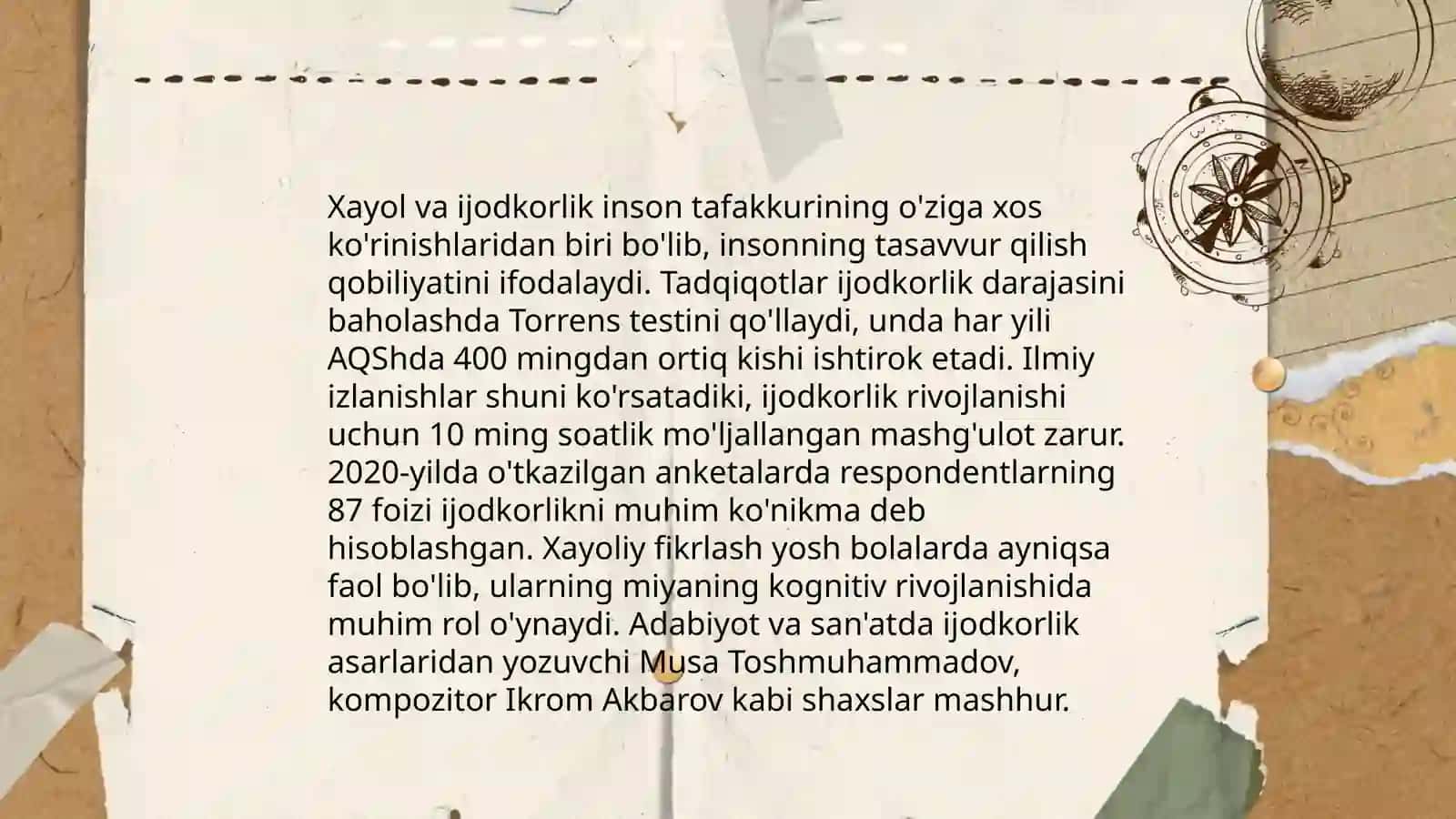 Xayol haqida tushuncha 4