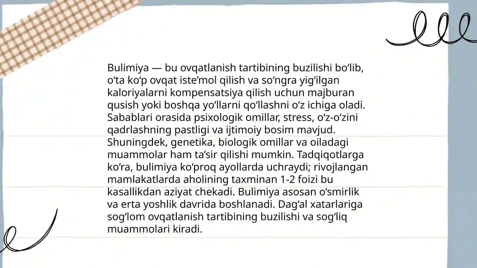 Bulimiya - tushunchasi 4