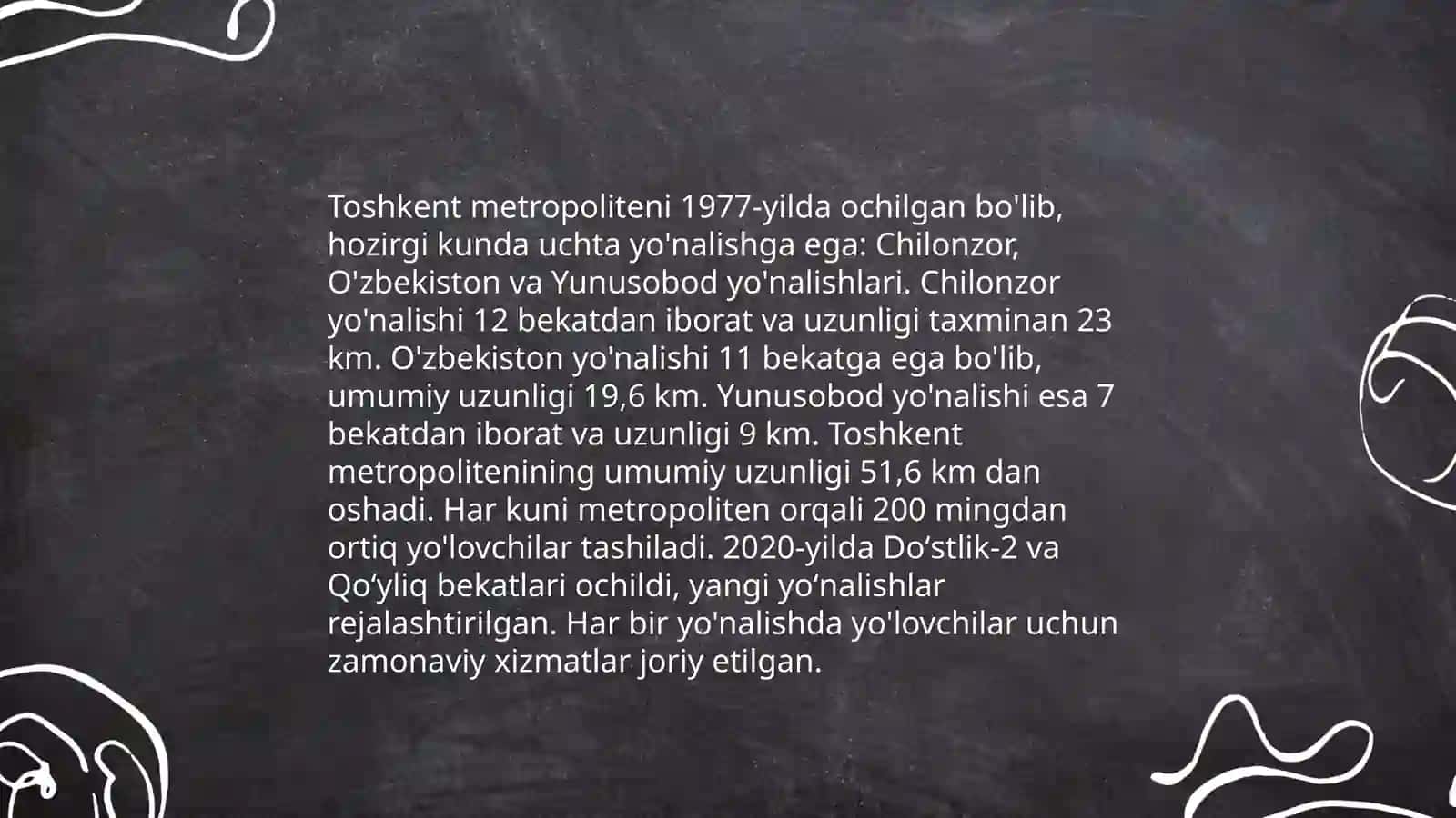 Toshkent metropoliteni tarixi 4