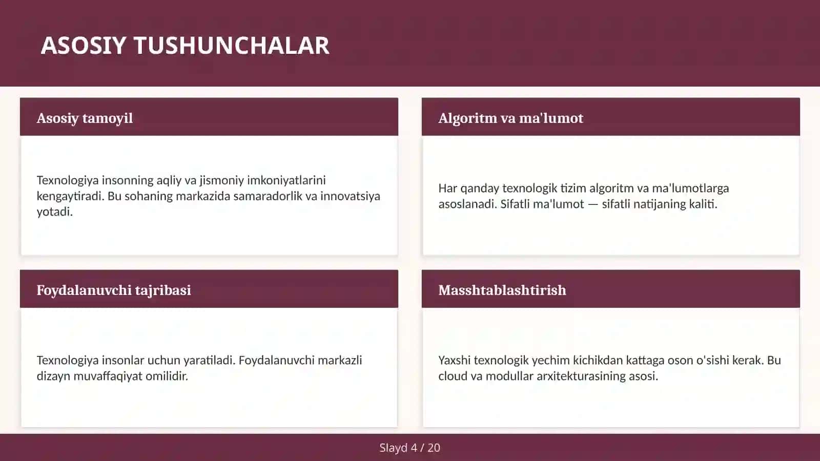 SI ETIKASI VA XAVFSIZLIGI 4
