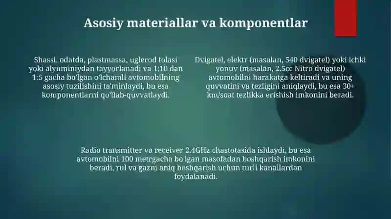 Radio Modeli Mashina Loyihasi 4