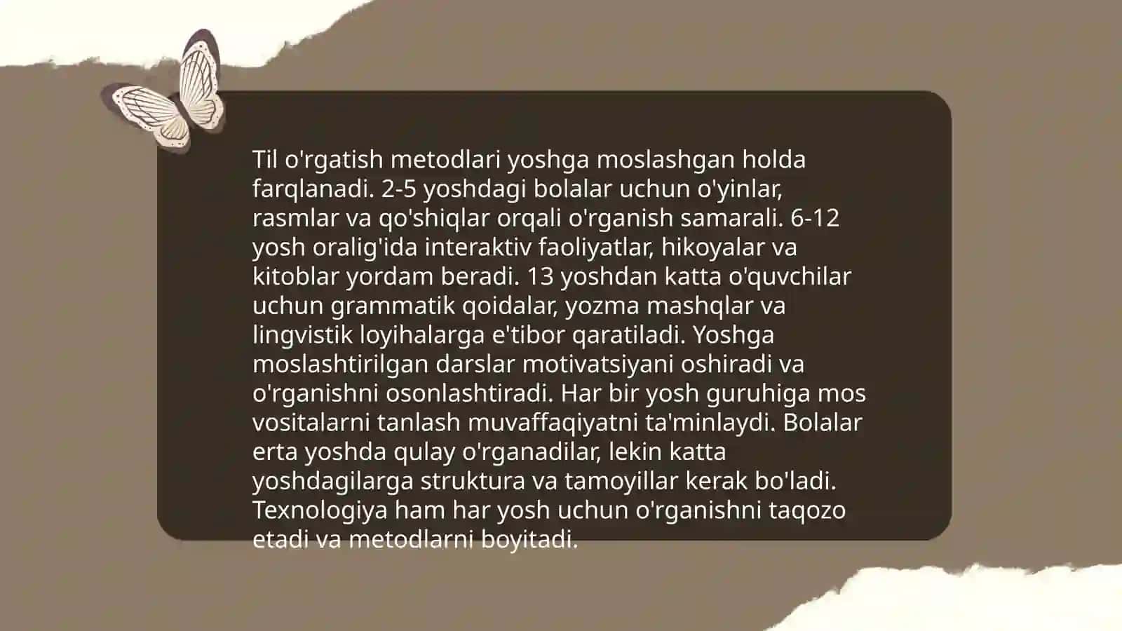 Til va shaxs rivojlanishi 4