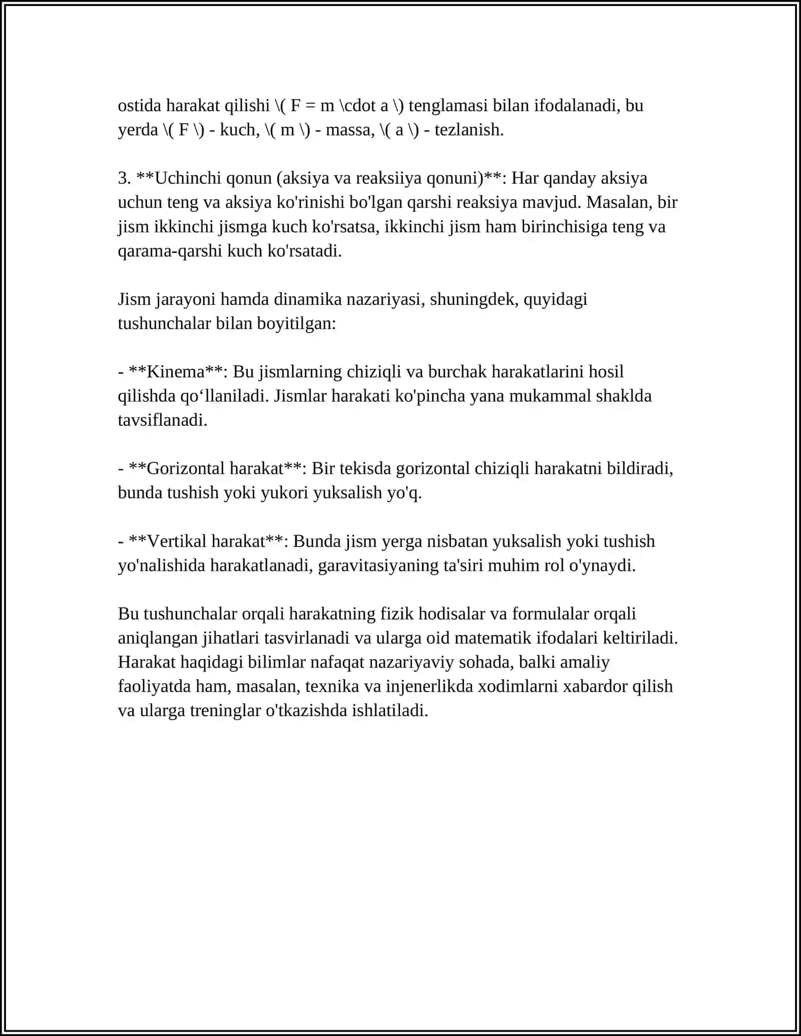 Kinematika 4