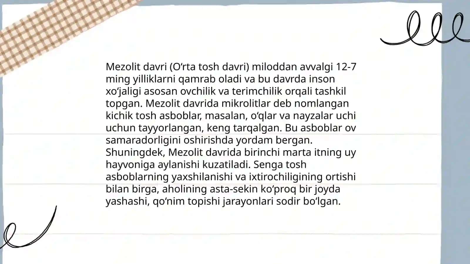 Mezolit davri 4