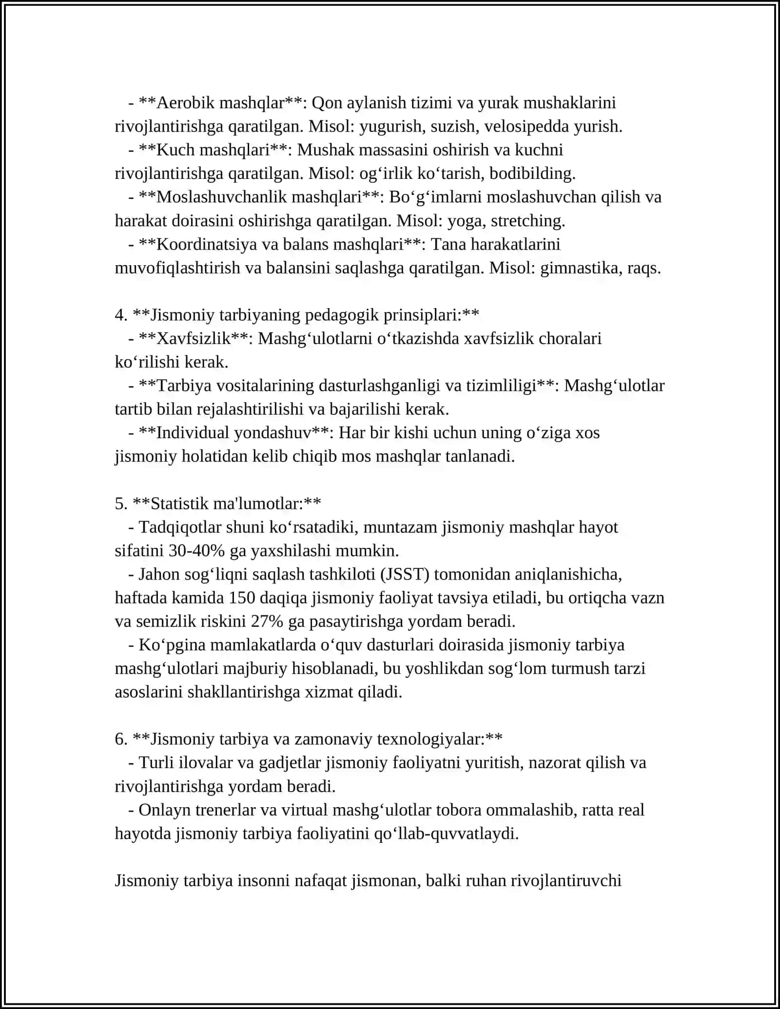 Jismoniy va estetik tarbiya 4