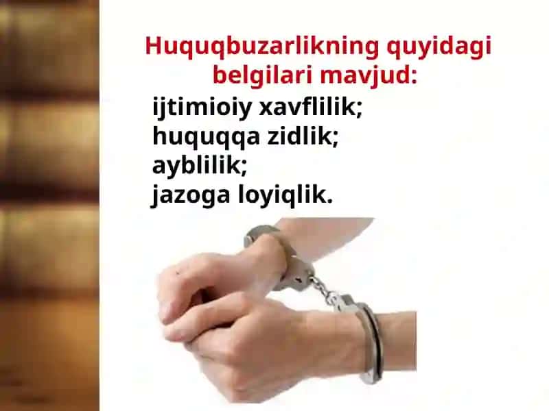 Huquqbuzarlik 4