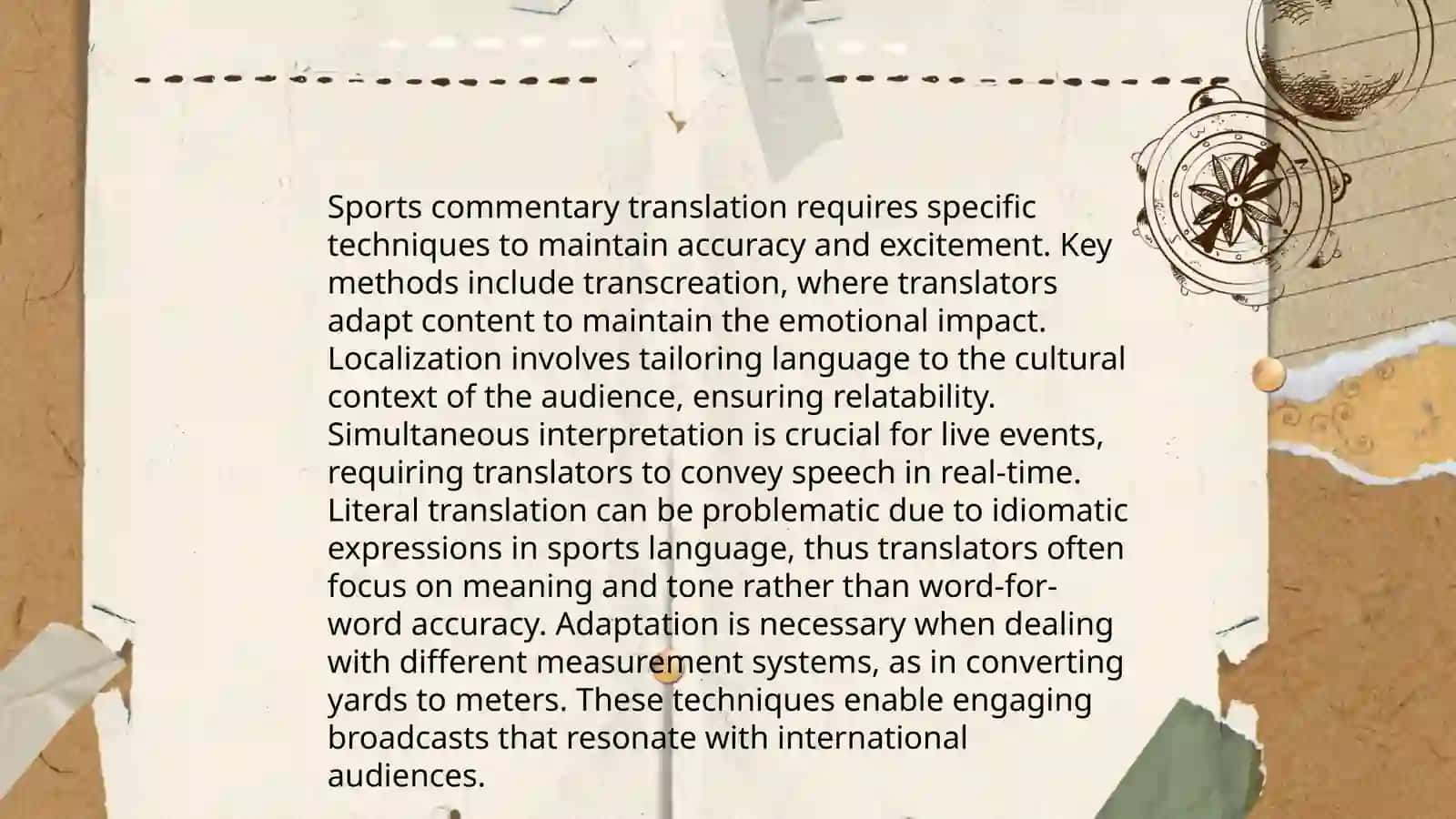 Sports Translation Techniques 4