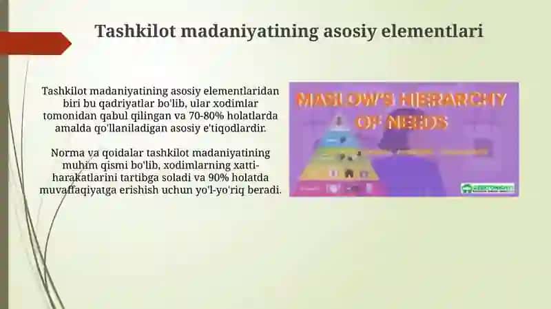 Tashkiliy Madaniyat 4