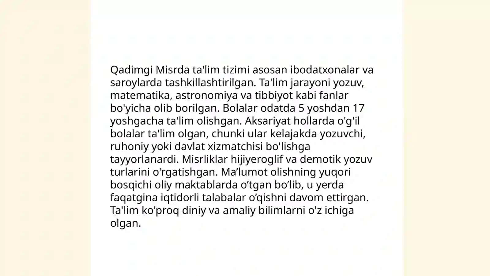Qadimgi davr pedagogikasining paydo bo‘lishi va rivojlanishi 4