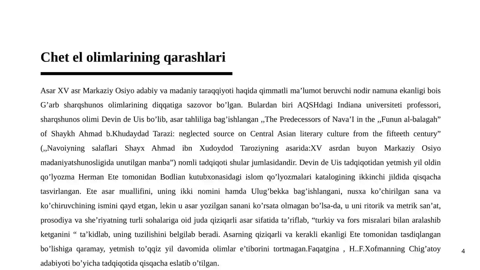 Shayx Ahmad Taroziyning "Fununu-l-Balogʻa" asari 4