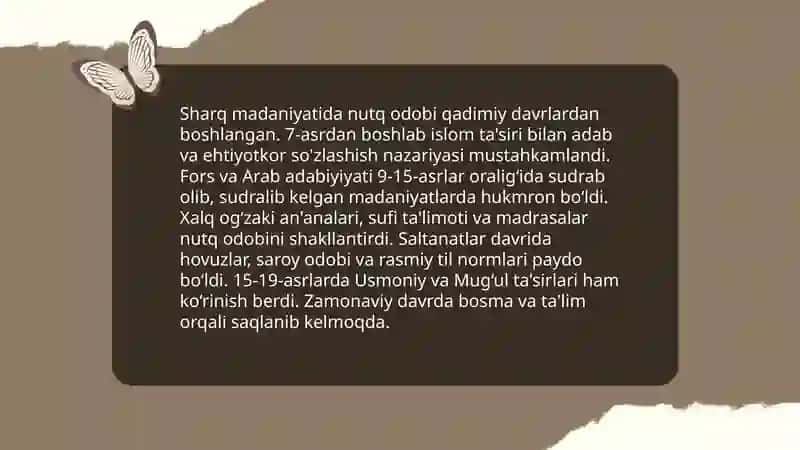 Sharq nutq odobi 4