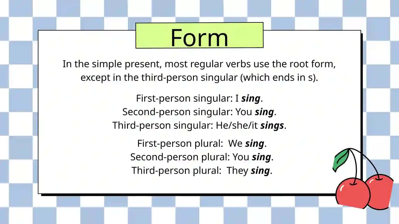 Simple Present Tense 4