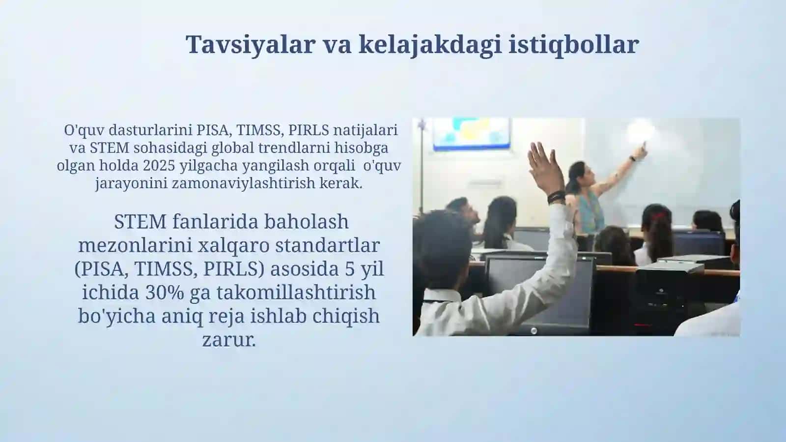 STEM bo'yicha baholash 4