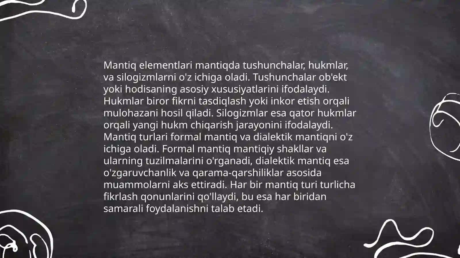 Mantiqiy amallar va ularning turlari 4