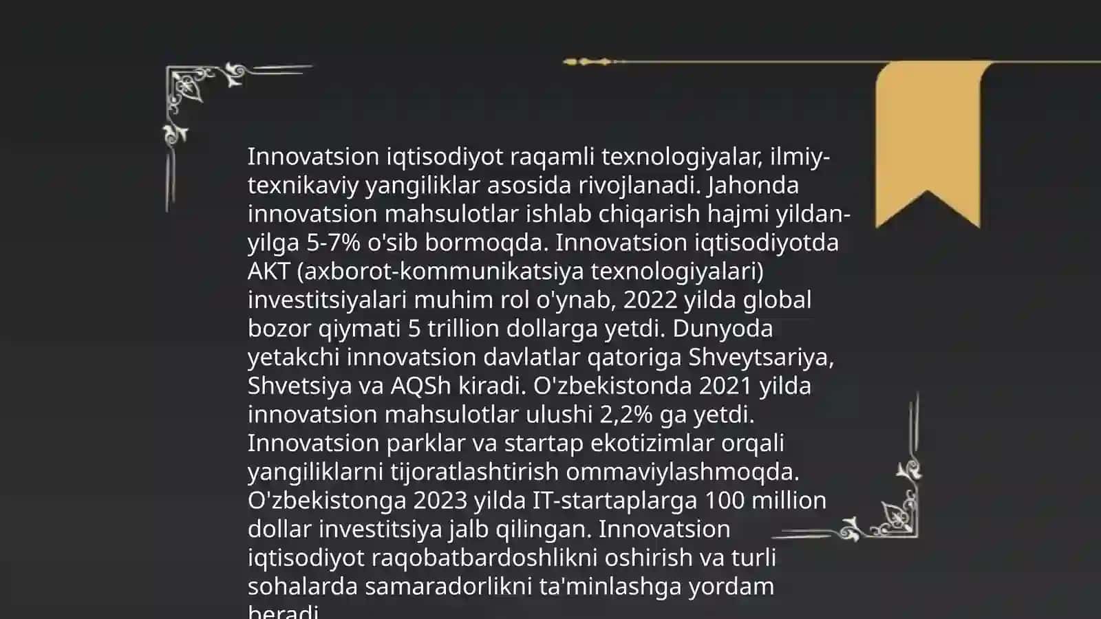 Bozor iqtisodiyoti mexanizmlarining rivojlanishi 4