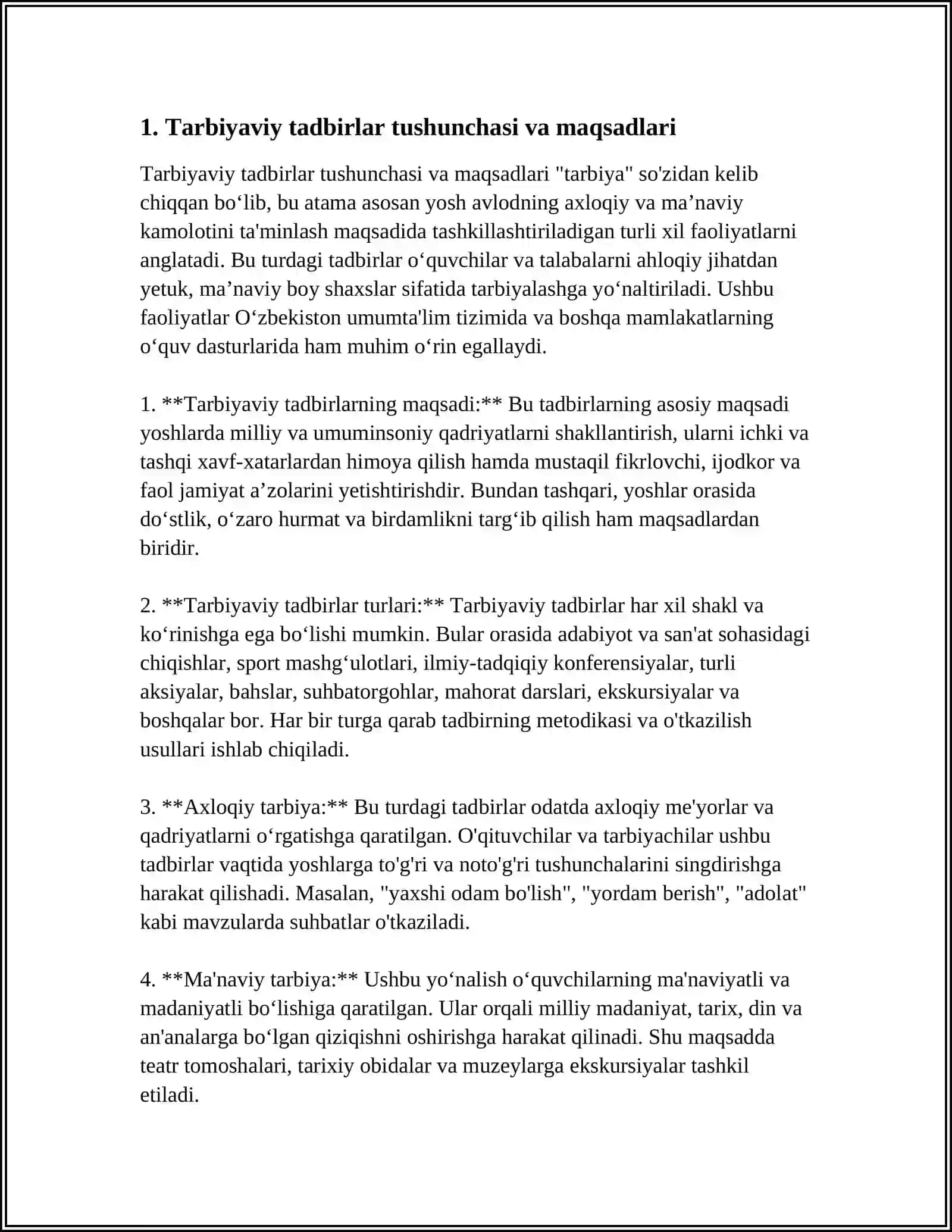 TARBIYAVIY TADBIRLARDA INTEGRATSIYA 4