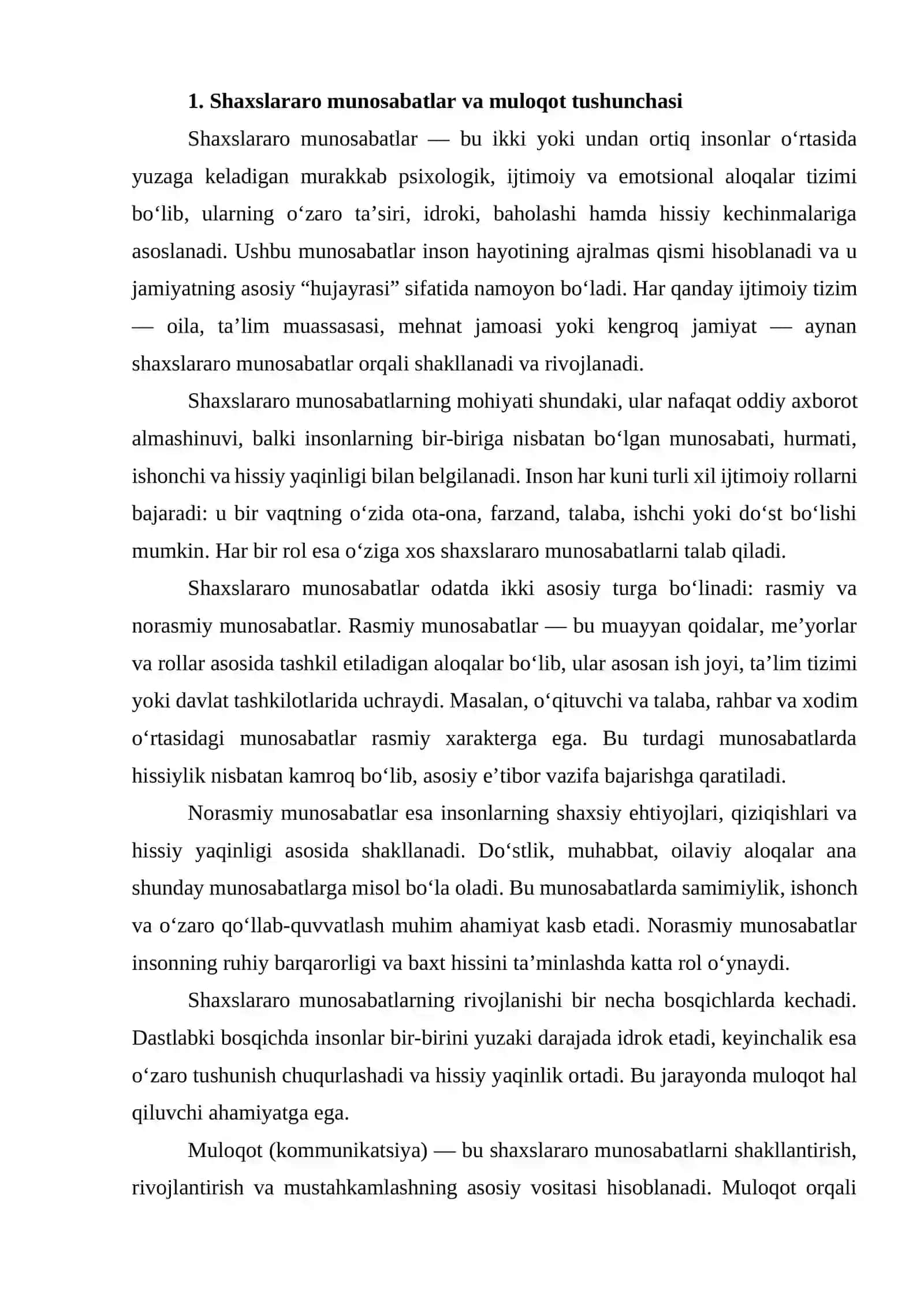 Shaxslararo munosabatlarda muloqotning kommunikativ va interaktiv jihatlari 4