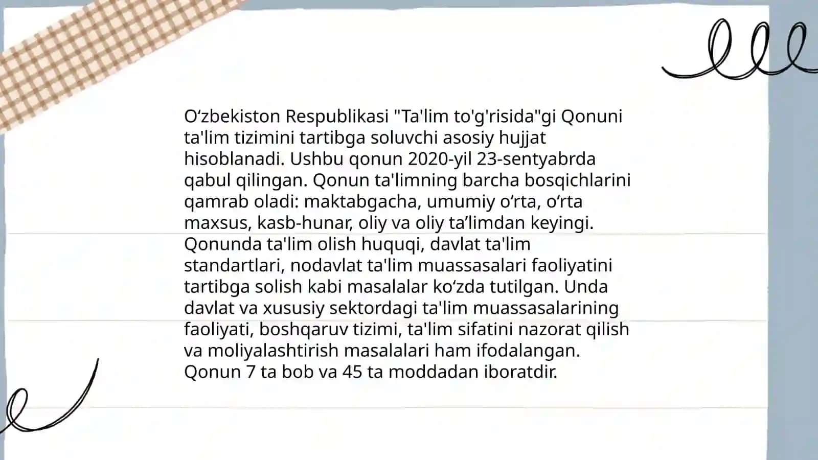 Inklyuziv ta'limning huquqiy asoslari 4