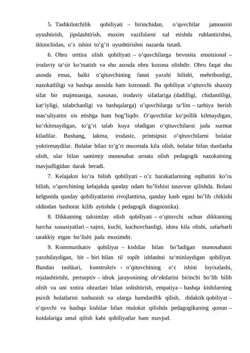 Pedagogik qobiliyat 4