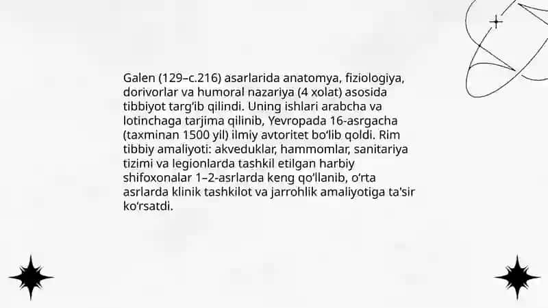 Tibbiyotning Yevropadagi rivojlanishi 4